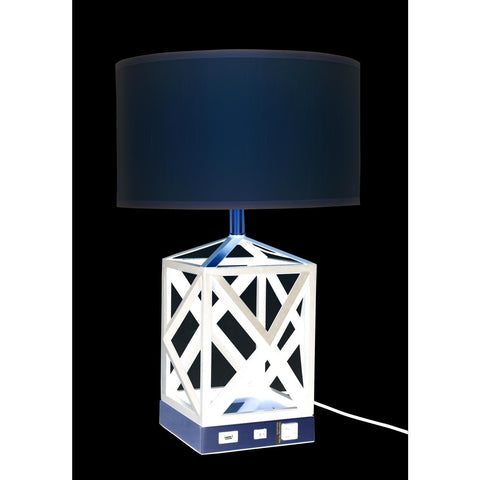 Elegant Lighting Brio 1-Light 24 Inch Black Table Lamp