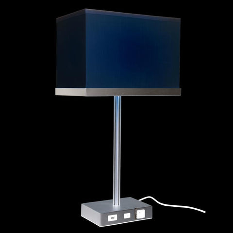 Elegant Lighting Brio 1-Light 26 Inch Vintage Nickel Table Lamp
