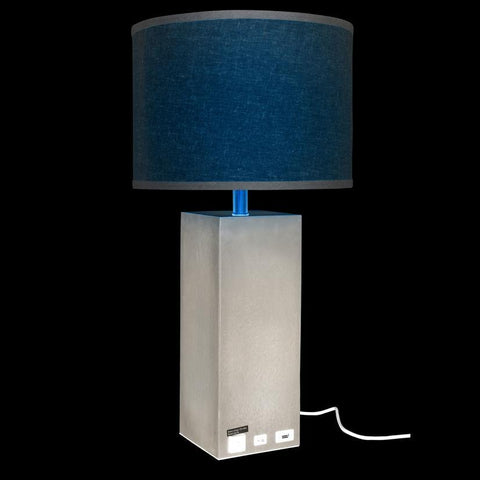 Elegant Lighting Brio 1-Light 27 Inch Concrete Table Lamp