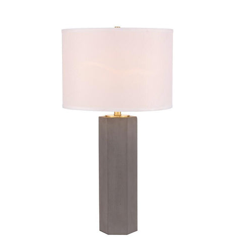 Elegant Lighting Donovan 1 light Gray Table Lamp