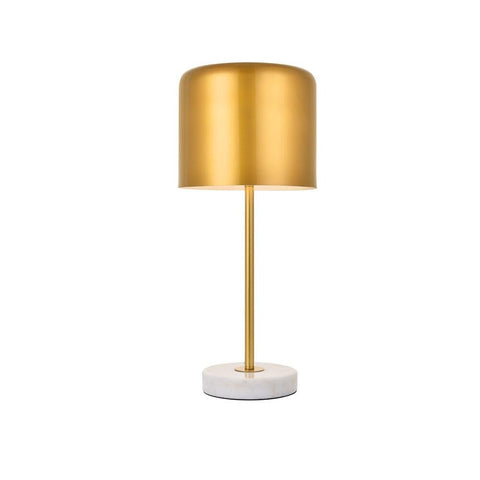 Elegant Lighting Exemplar 1 light satin gold  Table lamp