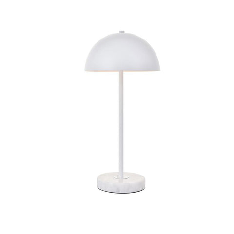 Elegant Lighting Forte 1 light White Table lamp