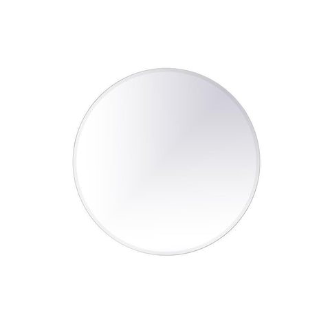 Elegant Lighting Gracin Round Mirror 42 inch Clear