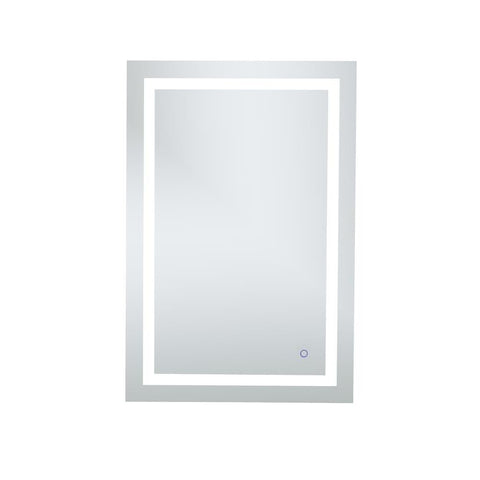 Elegant Lighting Helios 27in x 40in Hardwired LED mirror with touch sensor and color changing temperature 3000K/4200K/6400K
