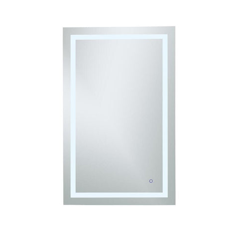 Elegant Lighting Helios 30in x 48in Hardwired LED mirror with touch sensor and color changing temperature 3000K/4200K/6400K