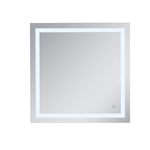 Elegant Lighting Helios 36in x 36in Hardwired LED mirror with touch sensor and color changing temperature 3000K/4200K/6400K