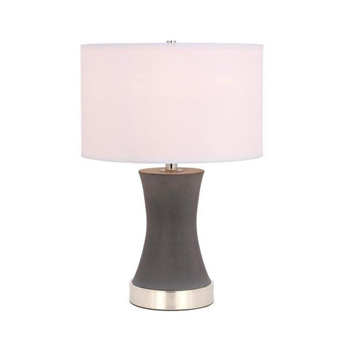 Elegant Lighting Knox 1 light Polised Nickel Table Lamp