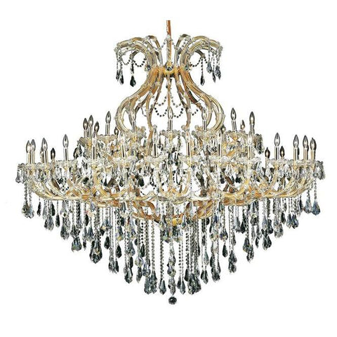 Elegant Lighting Maria Theresa 49 light Gold Chandelier Clear Swarovski Elements Crystal