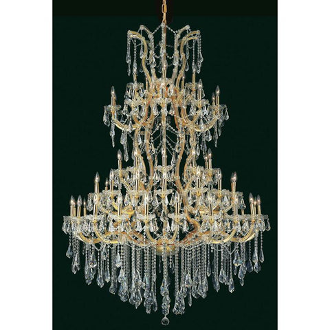 Elegant Lighting Maria Theresa 61 light Gold Chandelier Clear Royal Cut Crystal