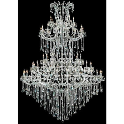 Elegant Lighting Maria Theresa 85 light Chrome Chandelier Clear Swarovski Elements Crystal