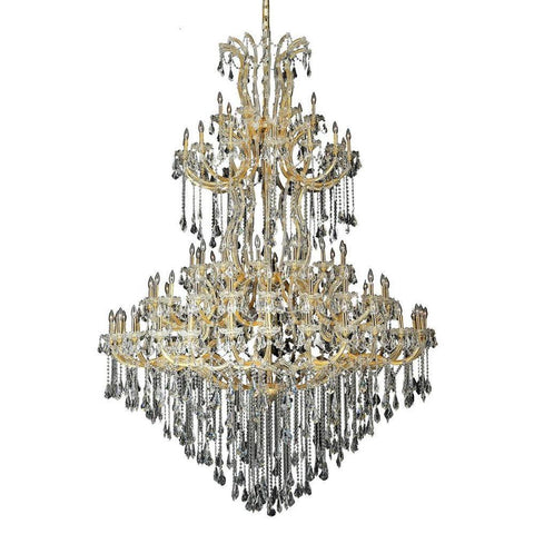 Elegant Lighting Maria Theresa 85 light Gold Chandelier Clear Royal Cut Crystal
