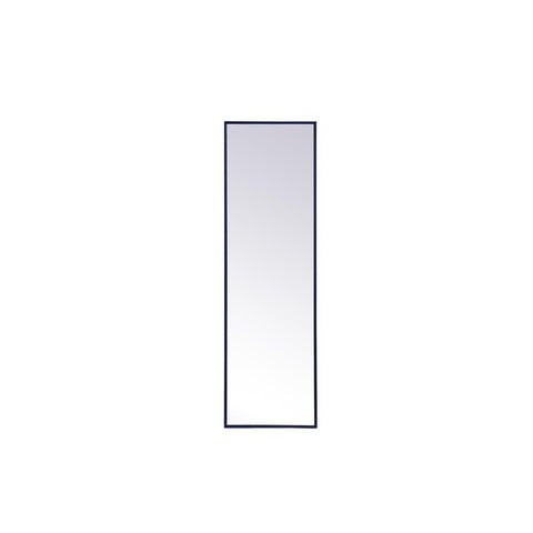 Elegant Lighting Metal frame rectangle mirror 18x 60 inch in Blue