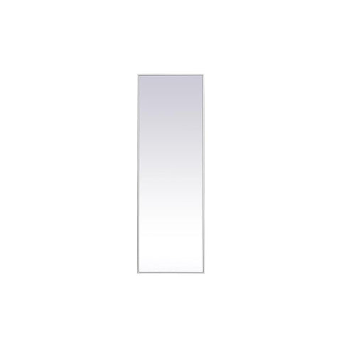 Elegant Lighting Metal frame rectangle mirror 20 inch x 60 inch in White