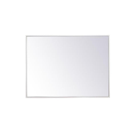 Elegant Lighting Metal frame rectangle mirror 24x 32 inch  in White
