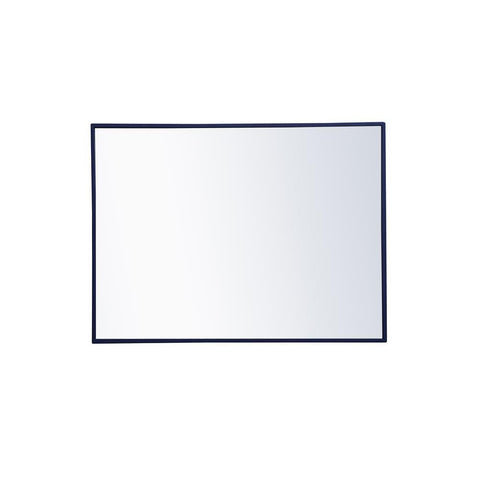 Elegant Lighting Metal frame rectangle mirror 24x 32 inch in Blue