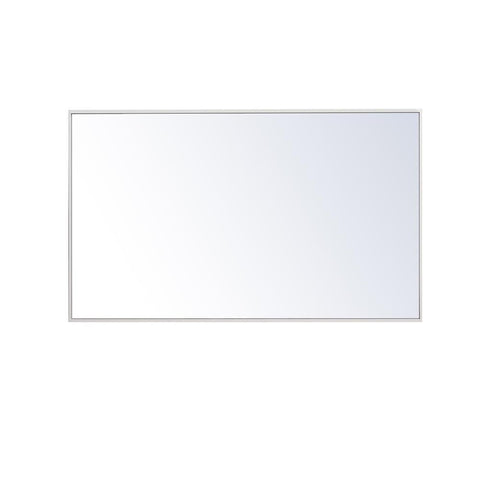 Elegant Lighting Metal frame rectangle mirror 24x 40 inch in White