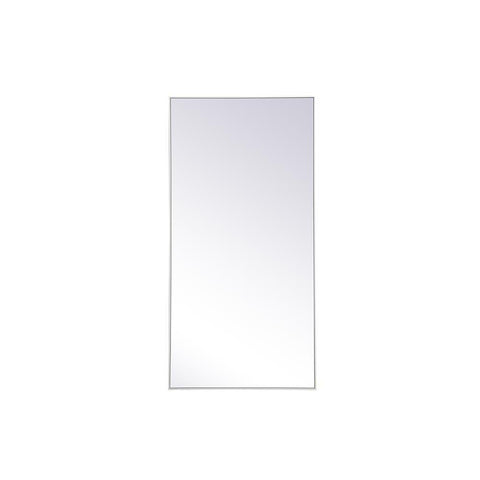 Elegant Lighting Metal frame rectangle mirror 36 inch x 72 inch in White