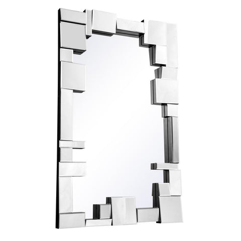 Elegant Lighting Modern 49.6 in. Contemporary Mirror in Clear