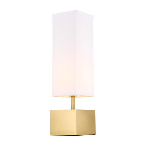 Elegant Lighting Niki 1 light Brass Table Lamp