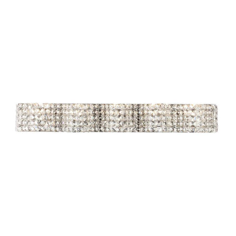 Elegant Lighting Ollie 5 light Chrome and Clear Crystals wall sconce