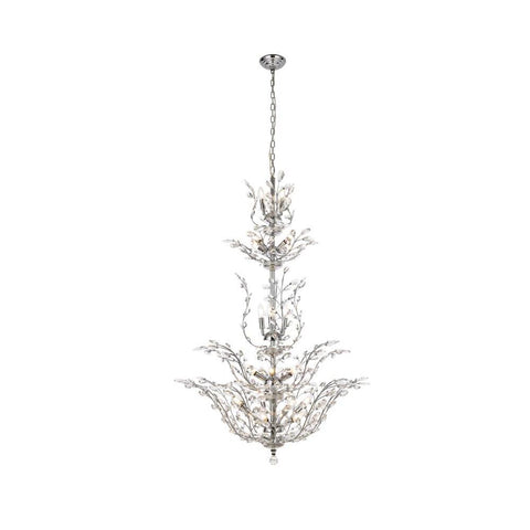 Elegant Lighting Orchid 25 light Chrome Chandelier Clear Royal Cut Crystal