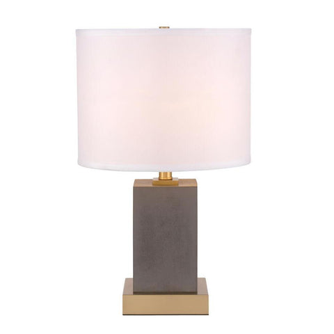 Elegant Lighting Pinnacle 1 light Brass Table Lamp