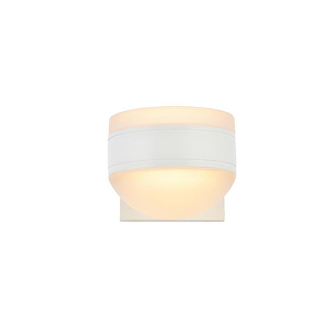 Elegant Lighting Raine Integrated LED wall sconce in white