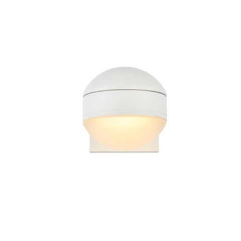 Elegant Lighting Raine Integrated LED wall sconce in white