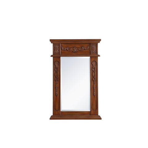 Elegant Lighting Wood frame mirror 18 inch x 28 inch in Teak