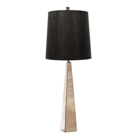 Elstead Lighting Ascent Polished Stainless Steel Table Lamp