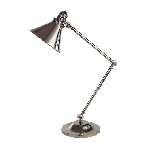 Elstead Lighting Provence Table Lamp Polished Nickel