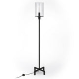 Hudson & Canal Panos Floor Lamp With Seeded Glass