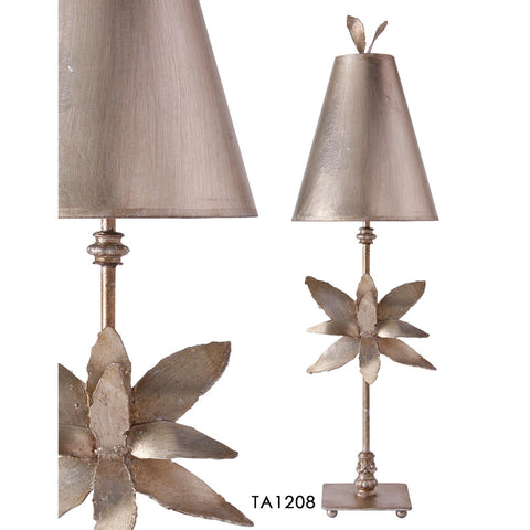 Flambeau Azalea Table Lamp (silver)