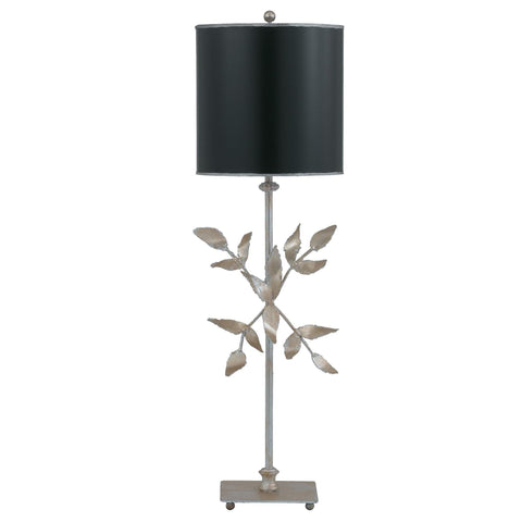 Flambeau Laurel Silver Table Lamp