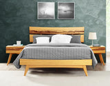 Greenington Azara 4 Piece Platform Bedroom Set in Caramelized