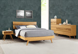 Greenington Azara 5 Piece Platform Bedroom Set in Caramelized
