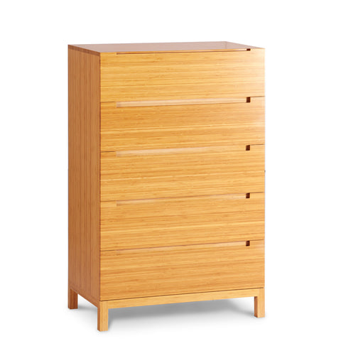 Greenington Orchid Five Drawer Chest in Classic Bamboo