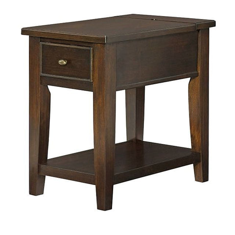 Hammary Boulevard Charging Chairside Table
