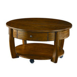 Hammary Concierge Round Cocktail Table w/ Casters