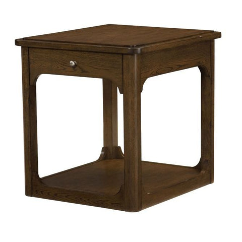 Hammary Facet Rectangular Drawer End Table