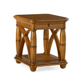 Hammary Grand Isle Rectangular End Table in Amber