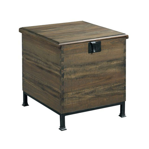 Hammary Hidden Treasures Milling Chest End Table