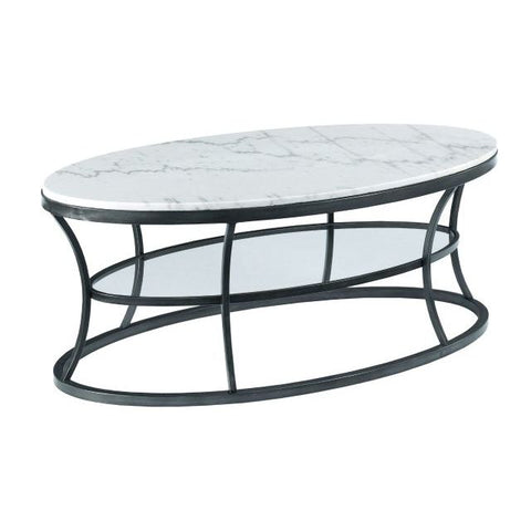 Hammary Impact Oval Cocktail Table