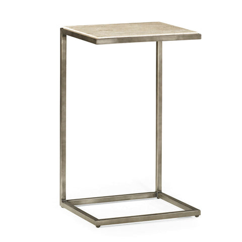 Hammary Modern Basics Accent Table w/ Textured Bronze Base
