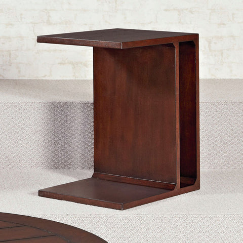 Hammary Tacoma Flipping End Table in Rustic Brown