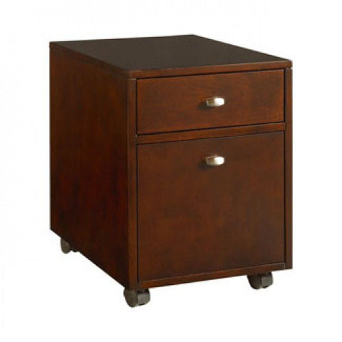 Hammary Tribecca 2 Drawer File Caddy in Root Beer