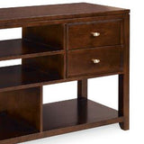 Hammary Tribecca 2 Drawer Sofa Table in Root Beer