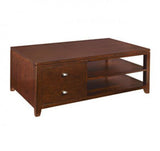 Hammary Tribecca 3 Piece Rectangular Coffee Table Set in Root Beer
