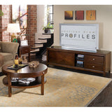 Hammary Tribecca 3 Piece Round Coffee Table Set in Root Beer