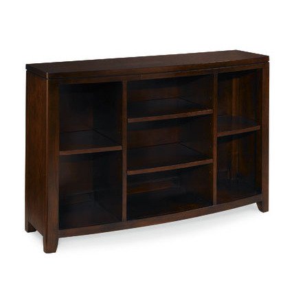 Hammary Tribecca Bookcase Console in Root Beer